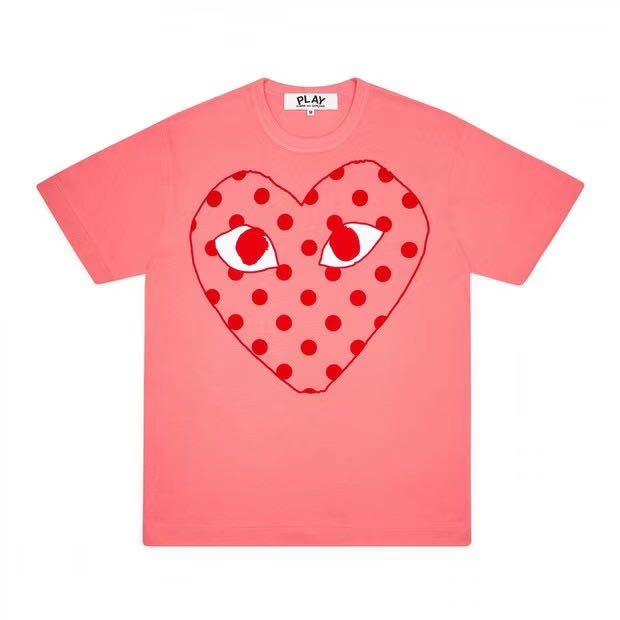 Cdg play hotsell couple shirt