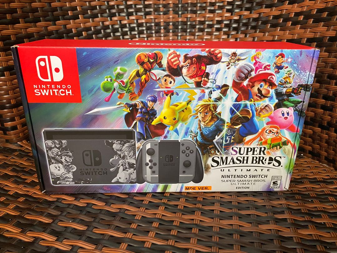 switch with super smash bros