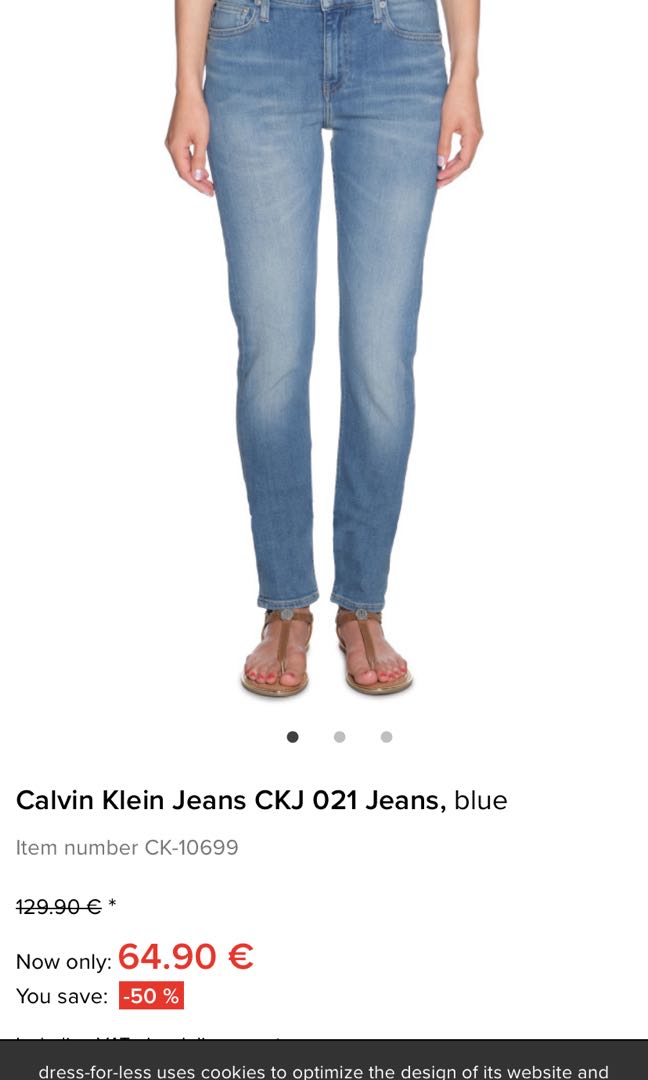 Calvin Klein Jeans Mid Rise Slim Women s Fashion Bottoms Jeans
