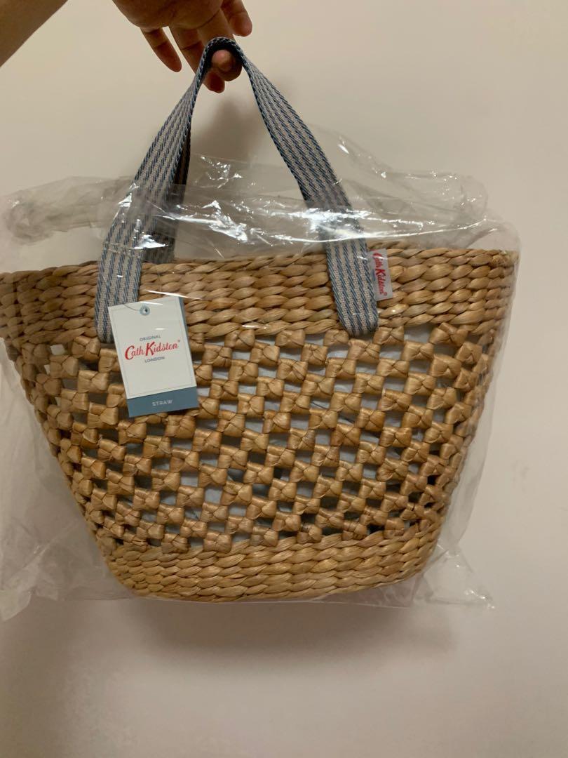 Cath kidston straw basket sales