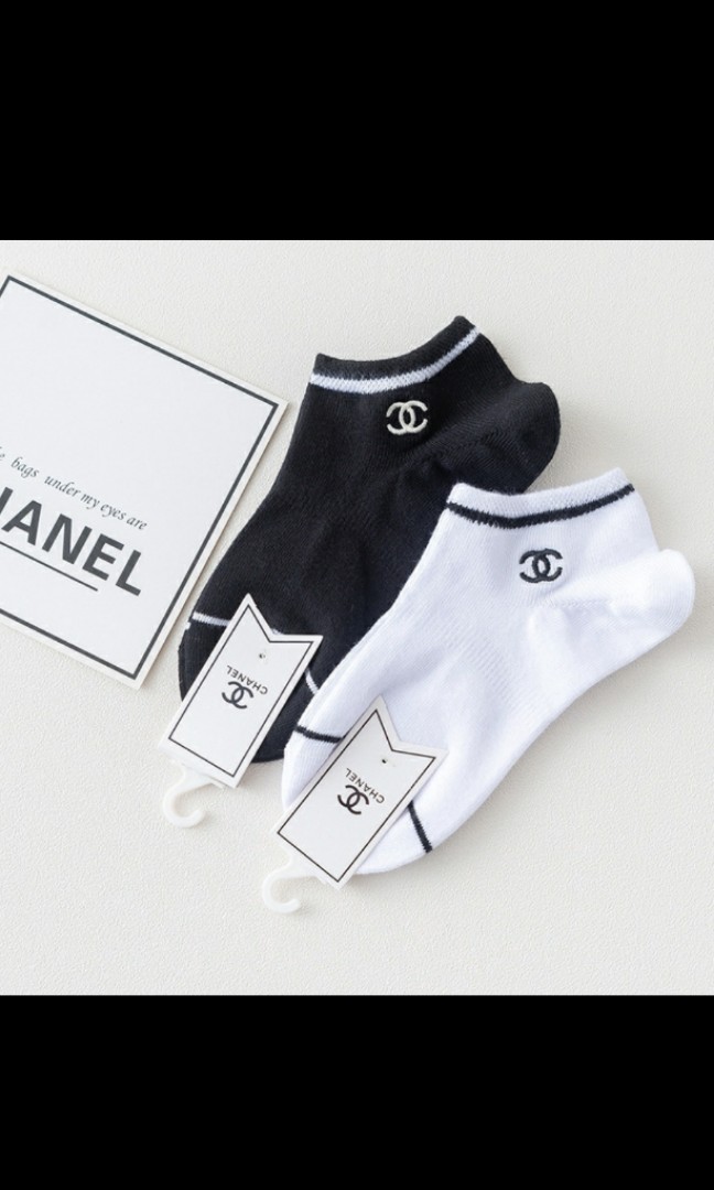 Chanel Ankle socks, Women's Fashion, Watches & Accessories, Socks ...