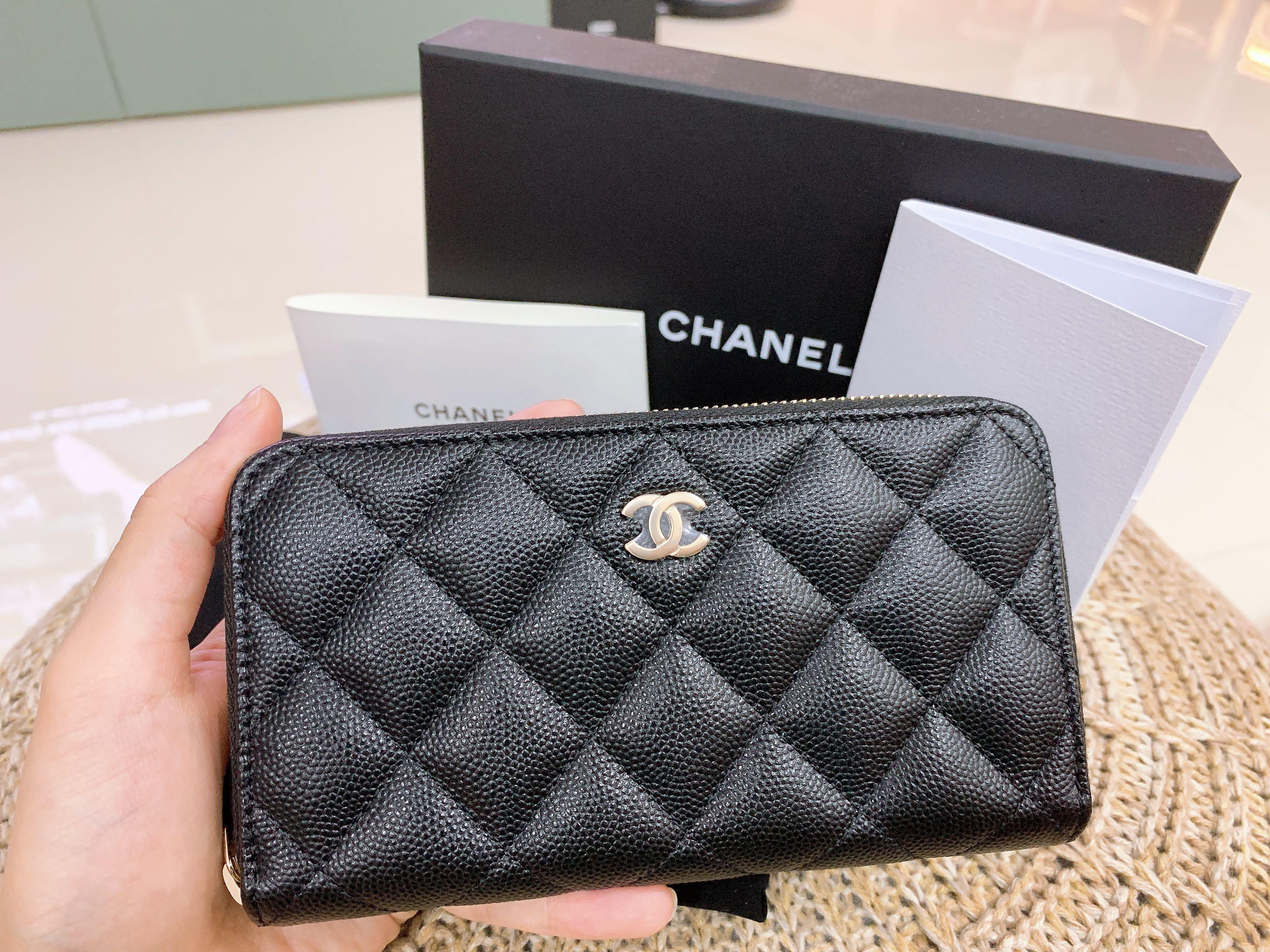 CHANEL Small Ziparound Wallet, Luxury, Bags & Wallets on Carousell