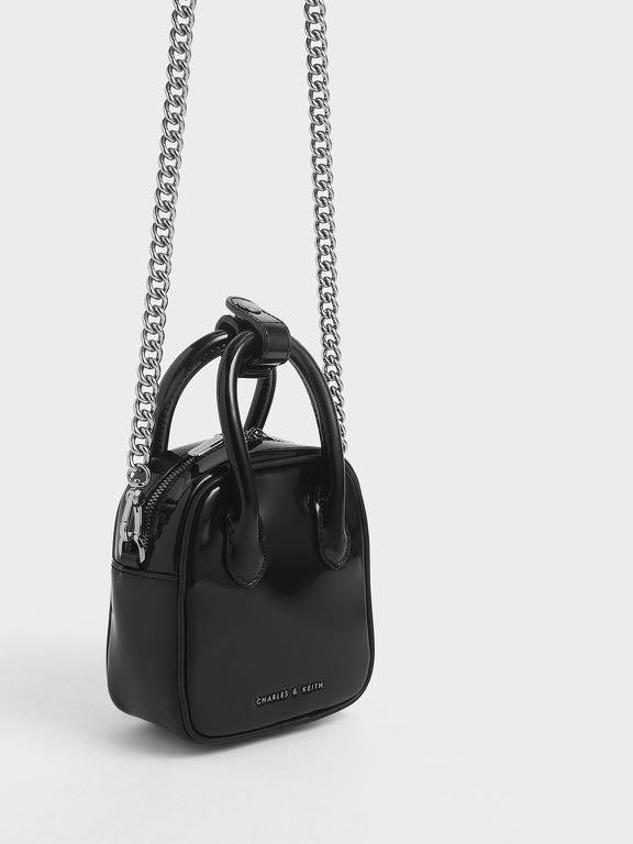 Mini patent square pouch 2025