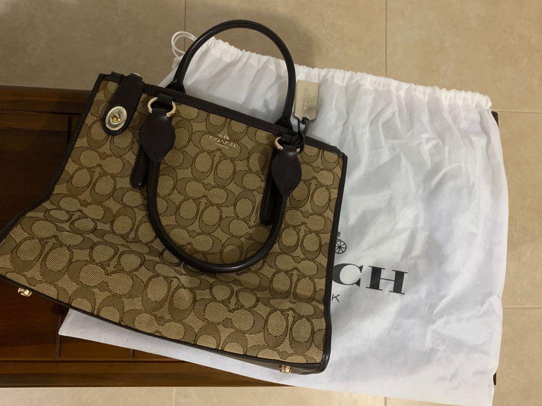 coach square bag