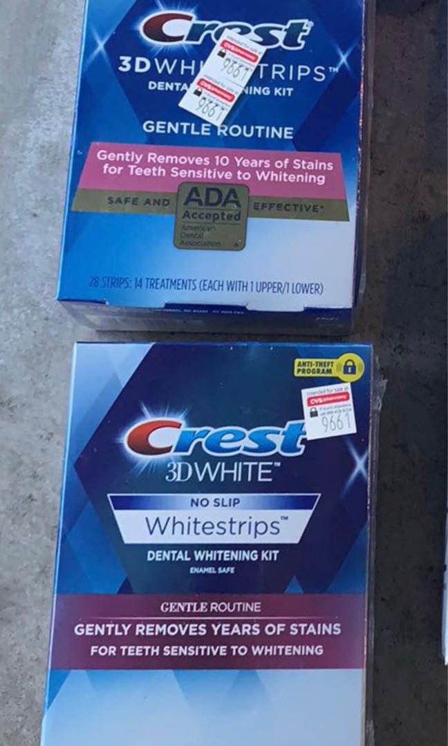 Crest whitening strips, Beauty &amp; Personal Care, Oral Care on Carousell
