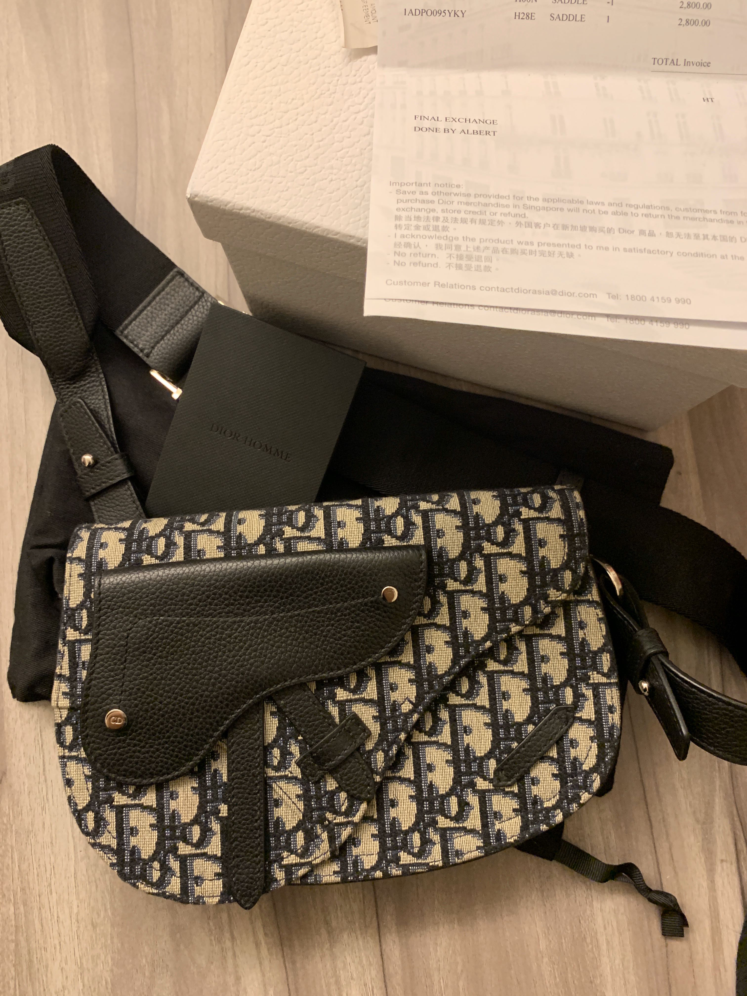 Dior homme crossbody bag best sale