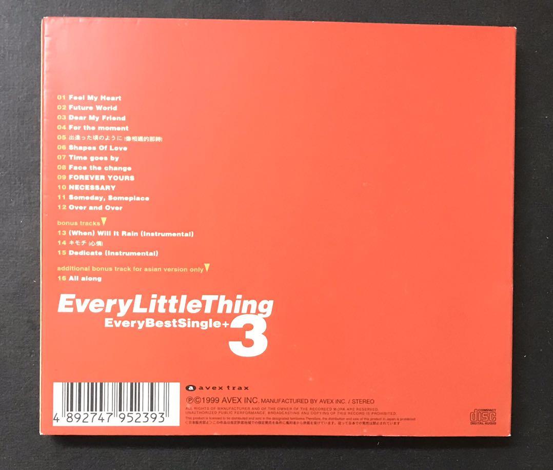 Every Little Thing - Every Best Single +3 CD專輯, 興趣及遊戲, 收藏