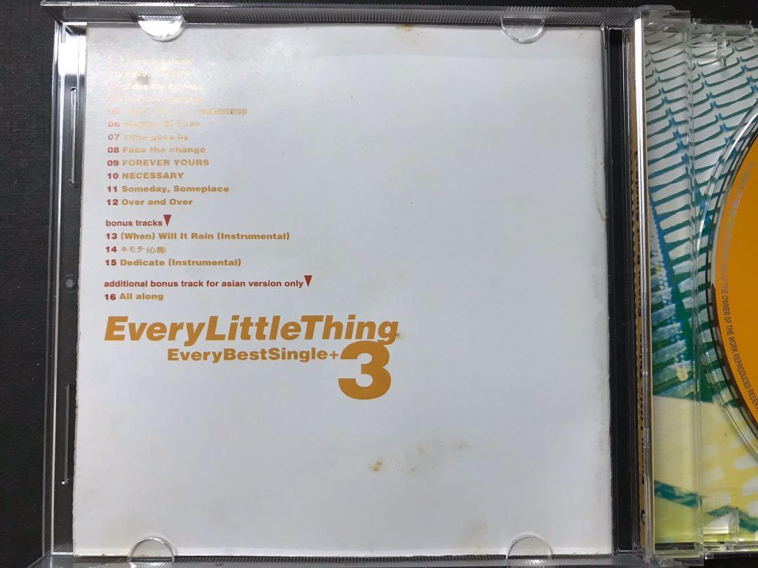 Every Little Thing - Every Best Single +3 CD專輯, 興趣及遊戲, 收藏