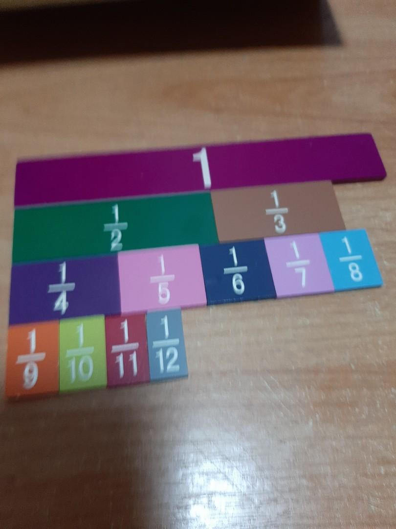 Fraction tiles, Hobbies &amp; Toys, Stationery &amp; Craft, Craft Supplies ...