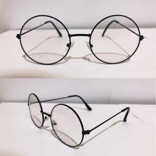 Frame kacamata lensa bening 0159 black