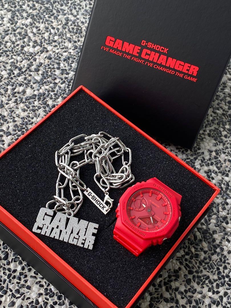 Ga 2100 4 Game Changer Set With Specialchain Engraved With The Father Of G Shock Signature Limited Edition Ga2100 Gshock Gshock Casio Casio Casio Mobile Phones Gadgets Wearables