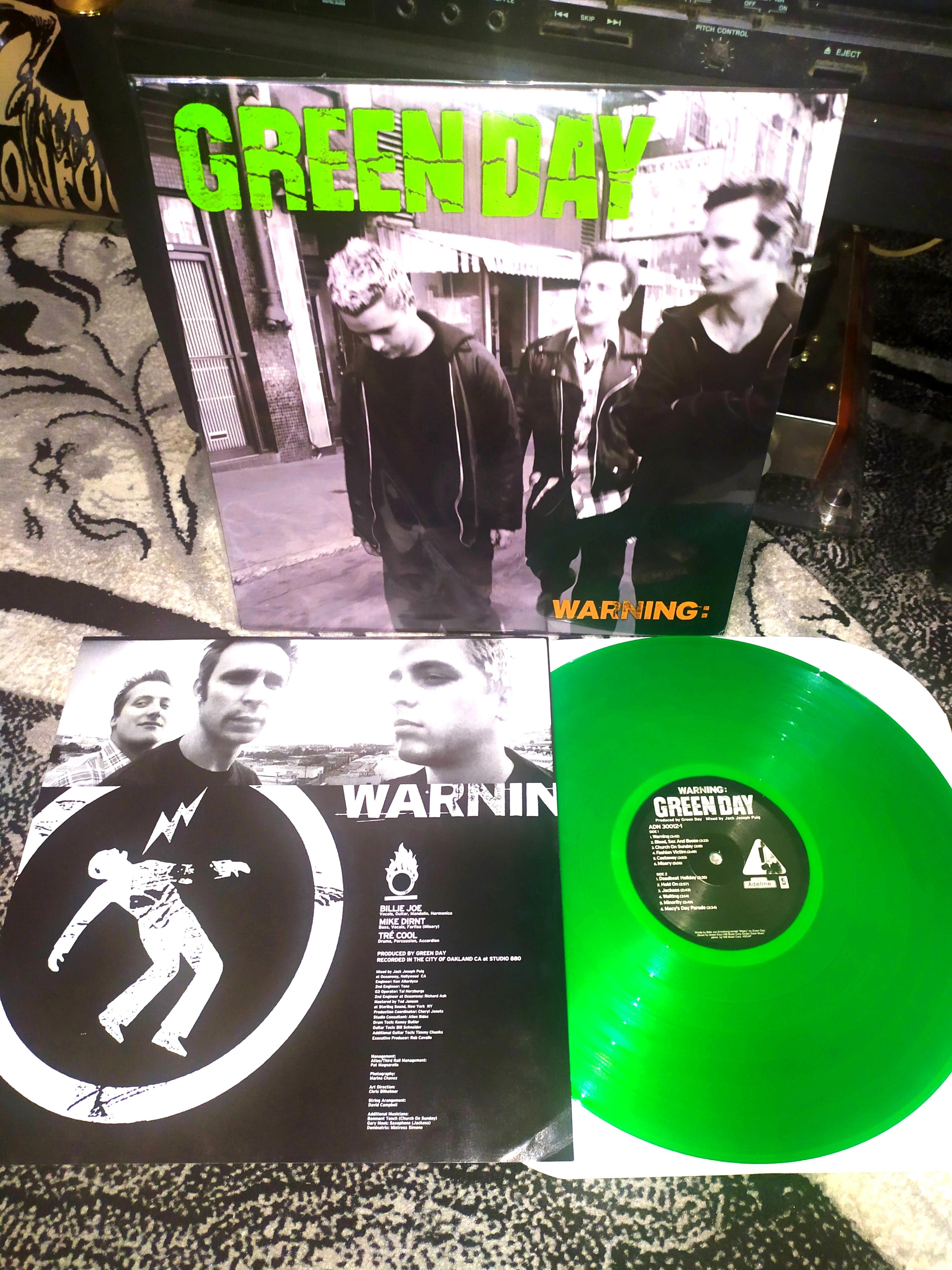 Green Day LPレコード Warning - レコード