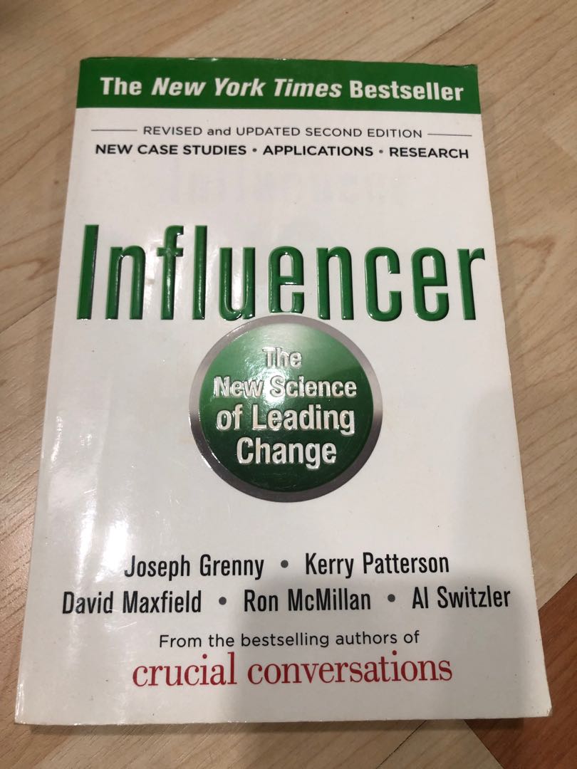 Influencer The New Science Of Leading Change Books Stationery