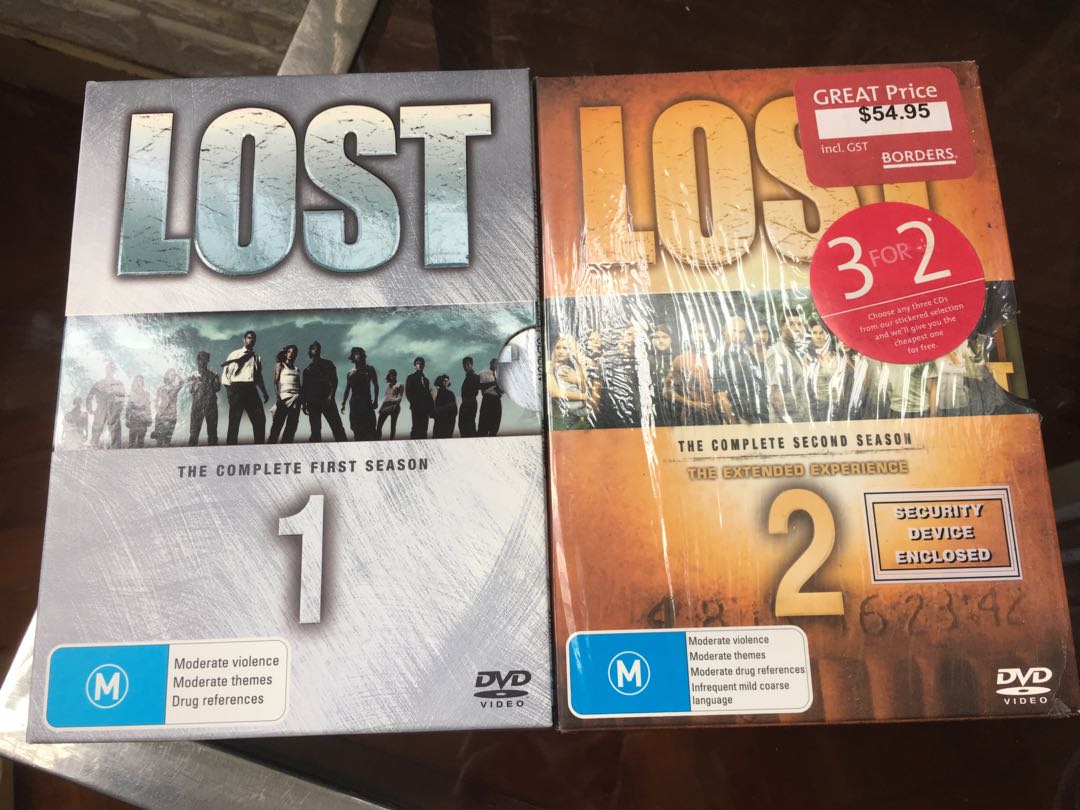 LOST Season 1 & 2 英國版 無字幕, 興趣及遊戲, 收藏品及紀念品, 明星周邊 - Carousell