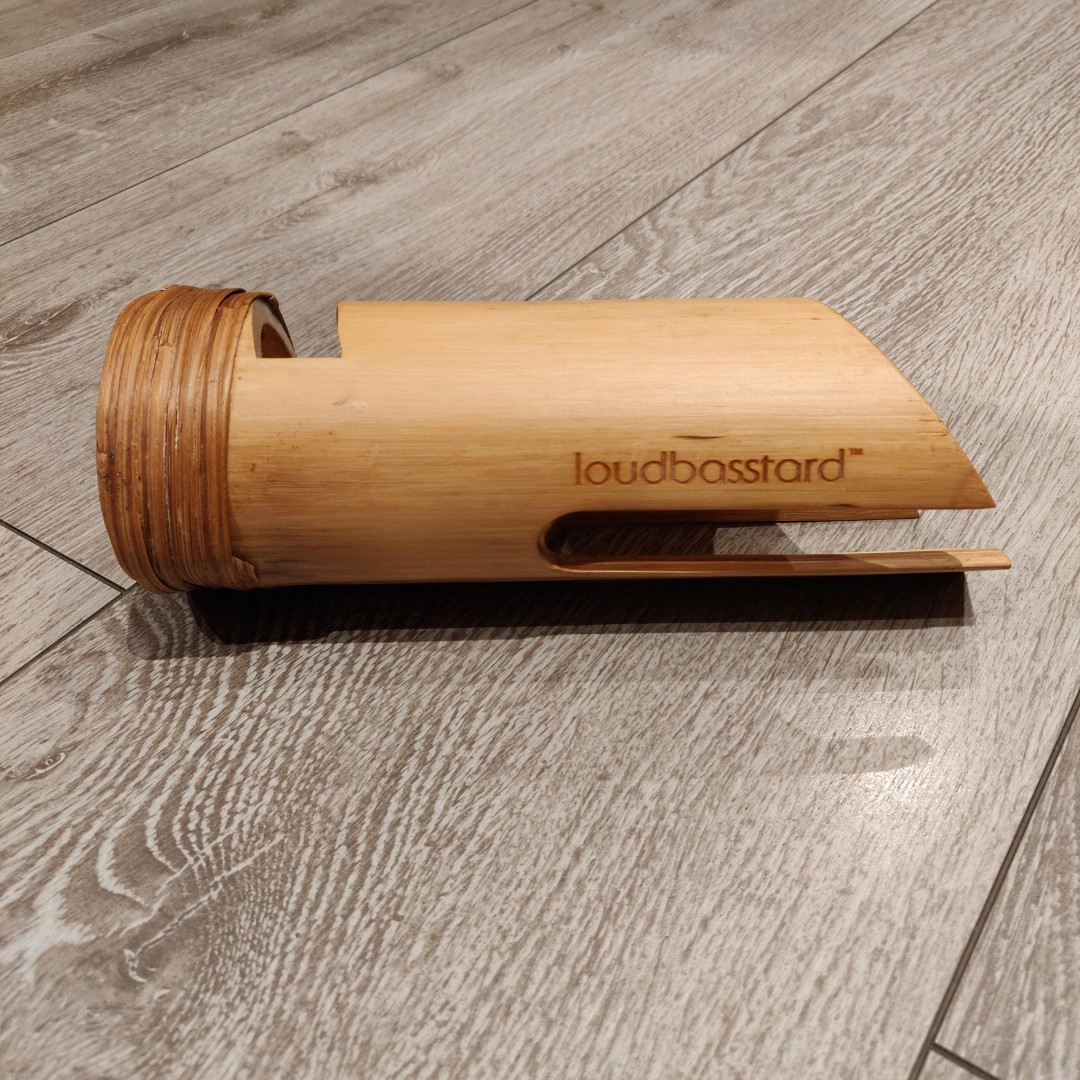 Loudbasstard top bamboo speaker