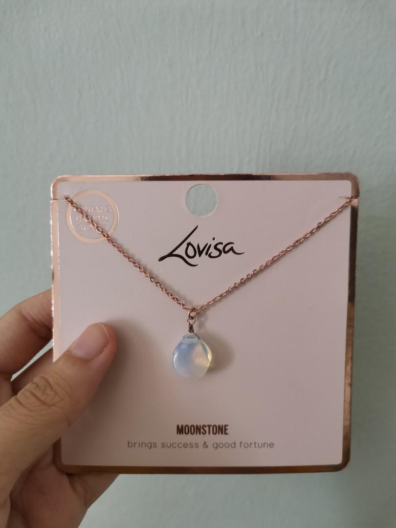 Lovisa moonstone shop necklace