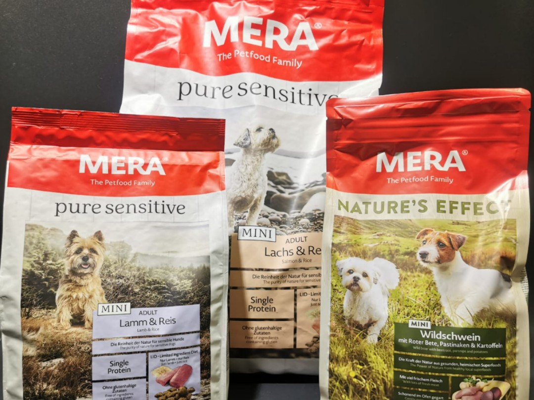 Mera Dog Food Pure Sensitive Pet Supplies For Dogs Dog Food On Carousell