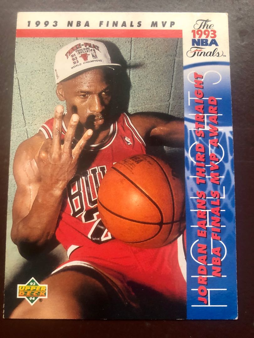 Michael Jordan 3-Peat Upper Deck Chicago Bulls Card Badketball NBA