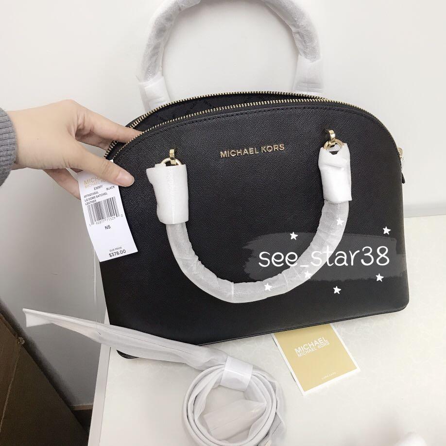 MICHAEL KORS Emmy Large Saffiano Leather Dome