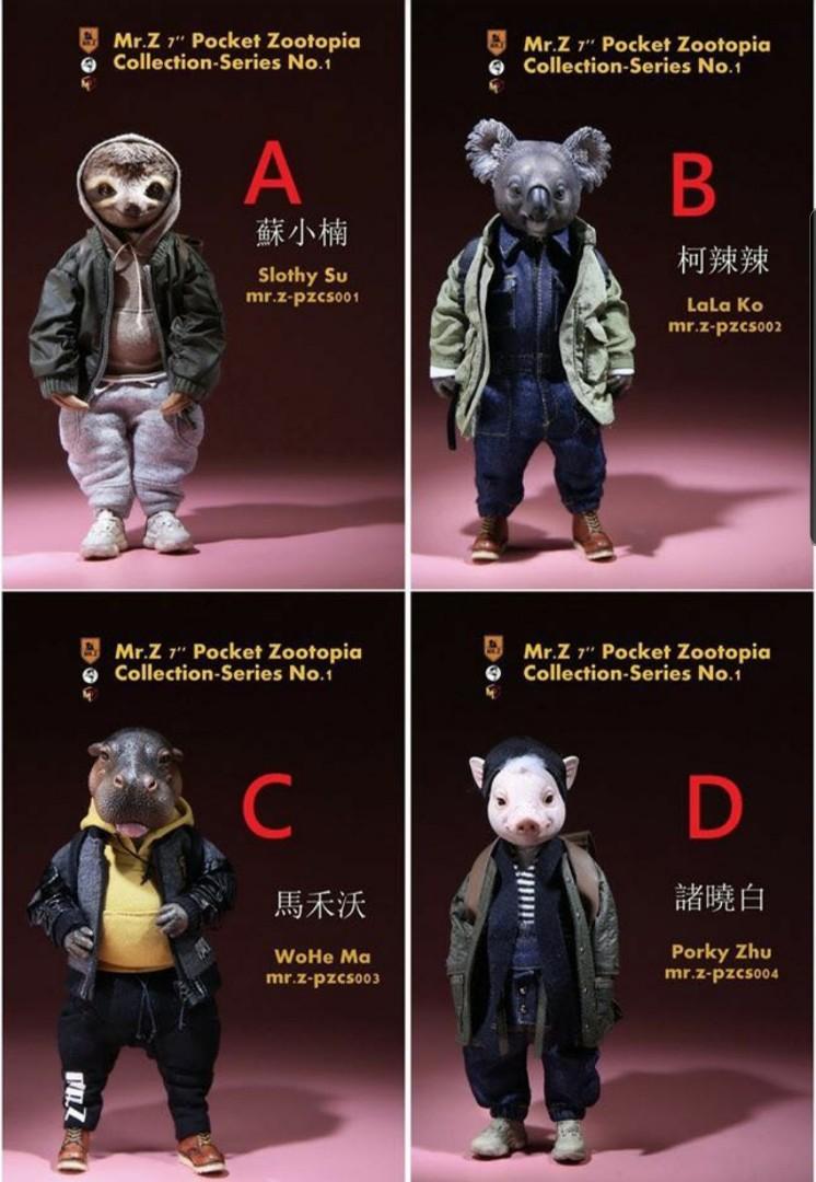 Mr.Z Pocket Zootopia Collection Series 7'' figure, 興趣及遊戲, 玩具 & 遊戲類