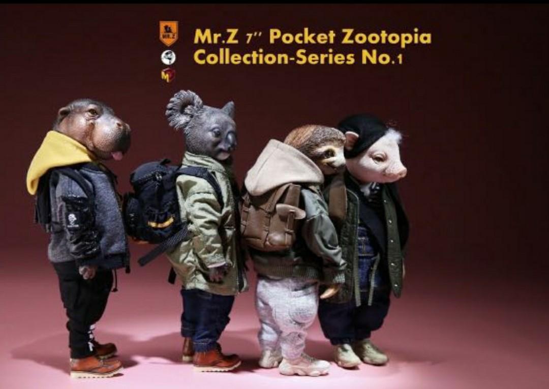 Mr.Z Pocket Zootopia Collection Series 7'' figure, 興趣及遊戲, 玩具 & 遊戲類