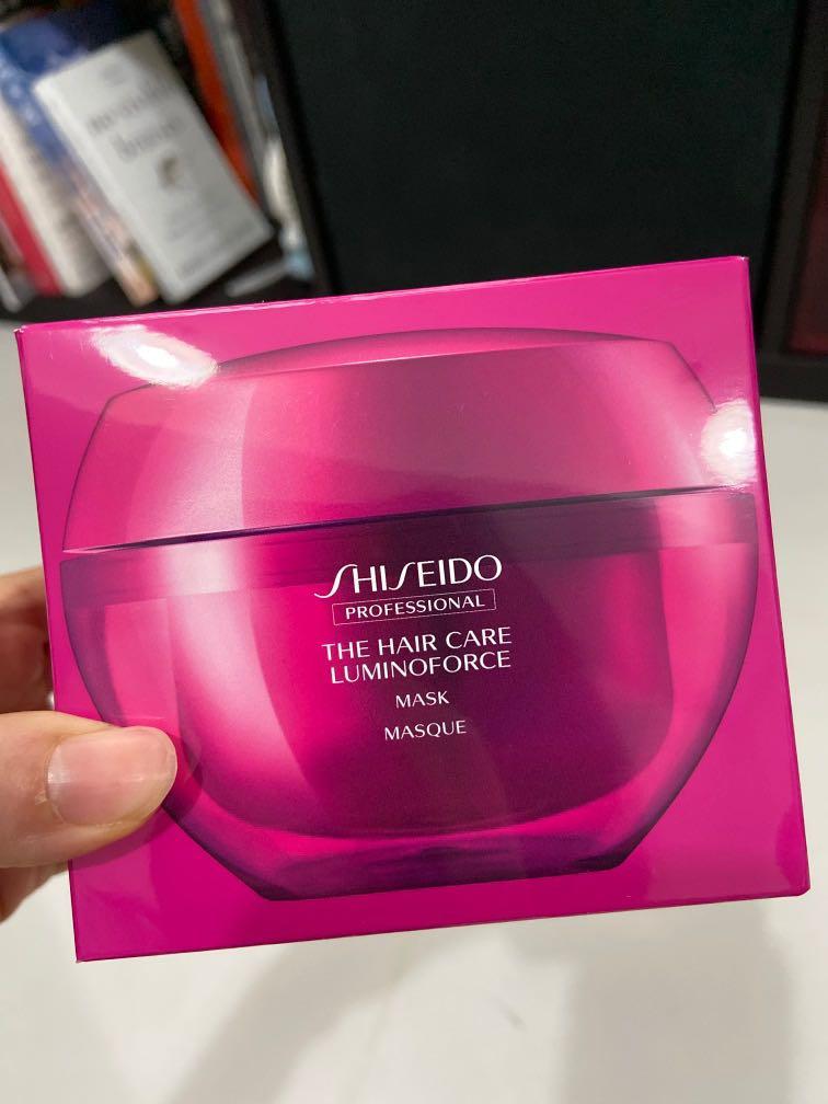 New Shiseido Professional Luminoforce Mask Colored Hair 0g Health Beauty Hair Care On Carousell
