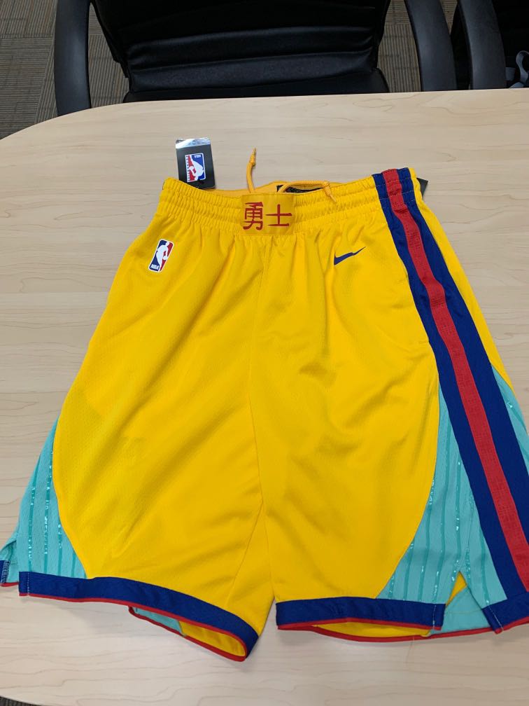 golden state warriors nike shorts