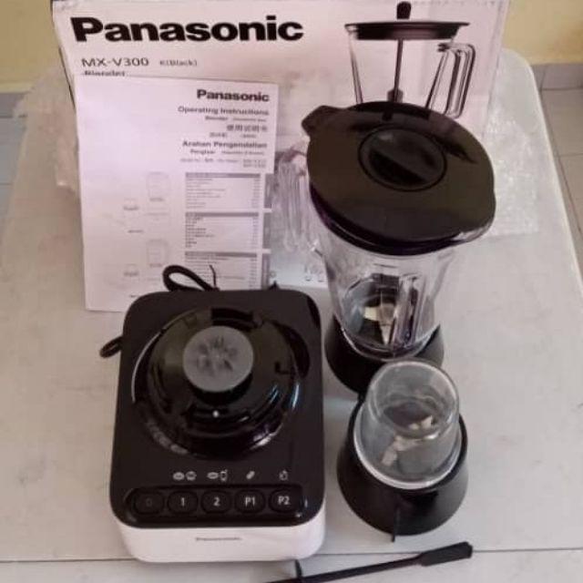 Panasonic Blender Mx V300 600w 2 0l Plastic Jug 50g Multi Mill Kitchen Appliances On Carousell