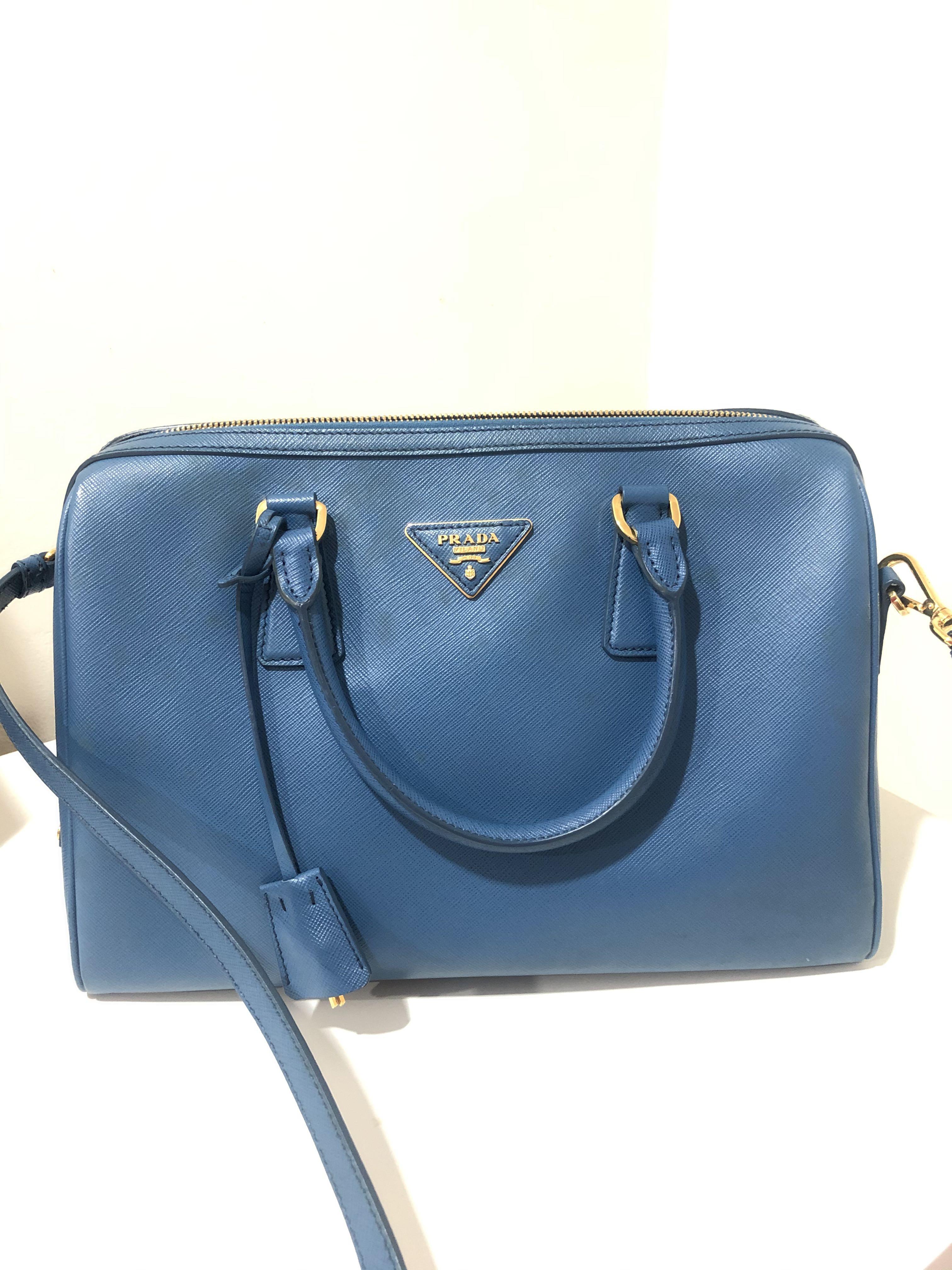 PRADA Limited Edition Saffiano Lux Leather Top Handle Bowler Bag, Women's  Fashion, Bags & Wallets, Purses & Pouches on Carousell