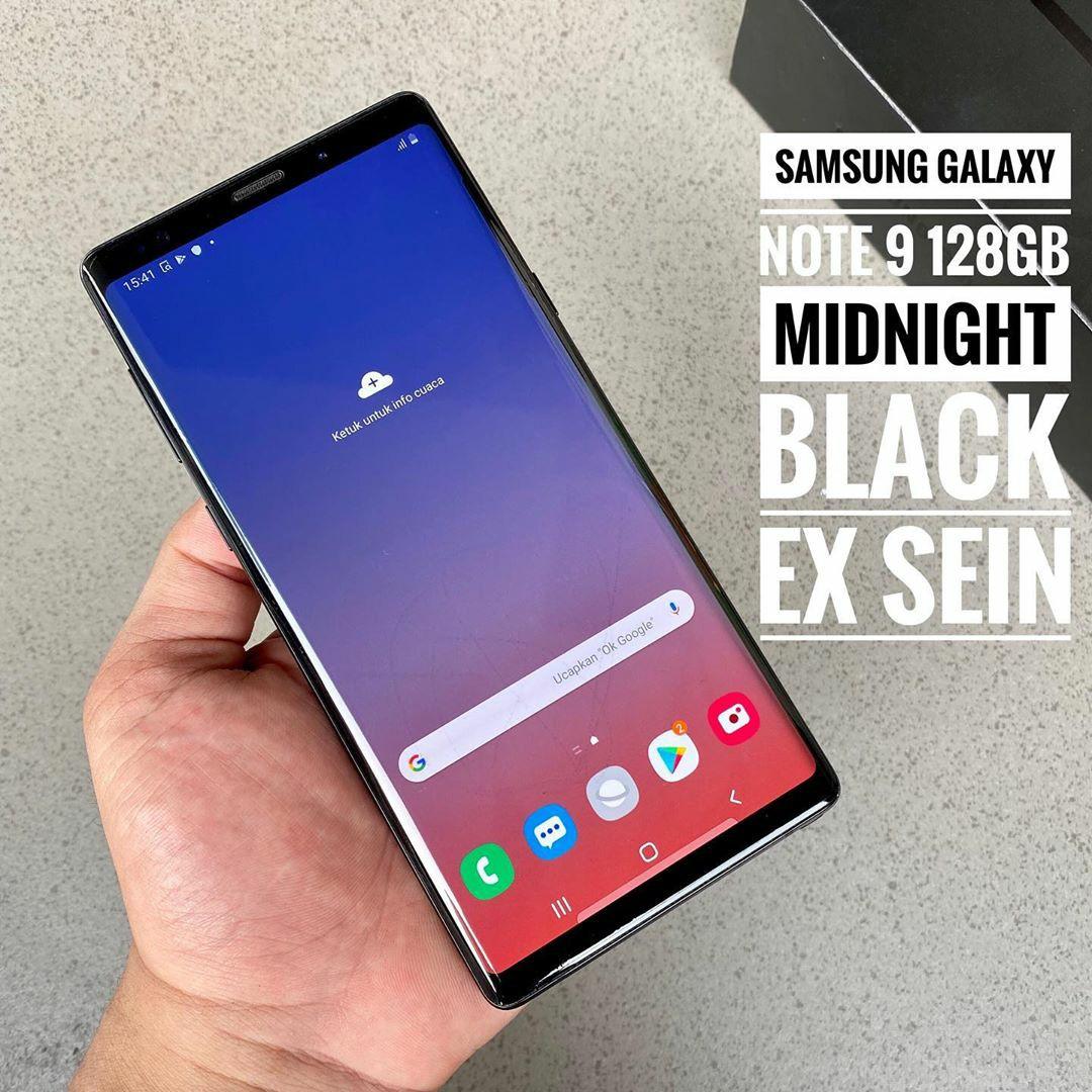 Samsung Galaxy Note 9 128gb Midnight Black Telepon Seluler Tablet Ponsel Android Samsung Di Carousell