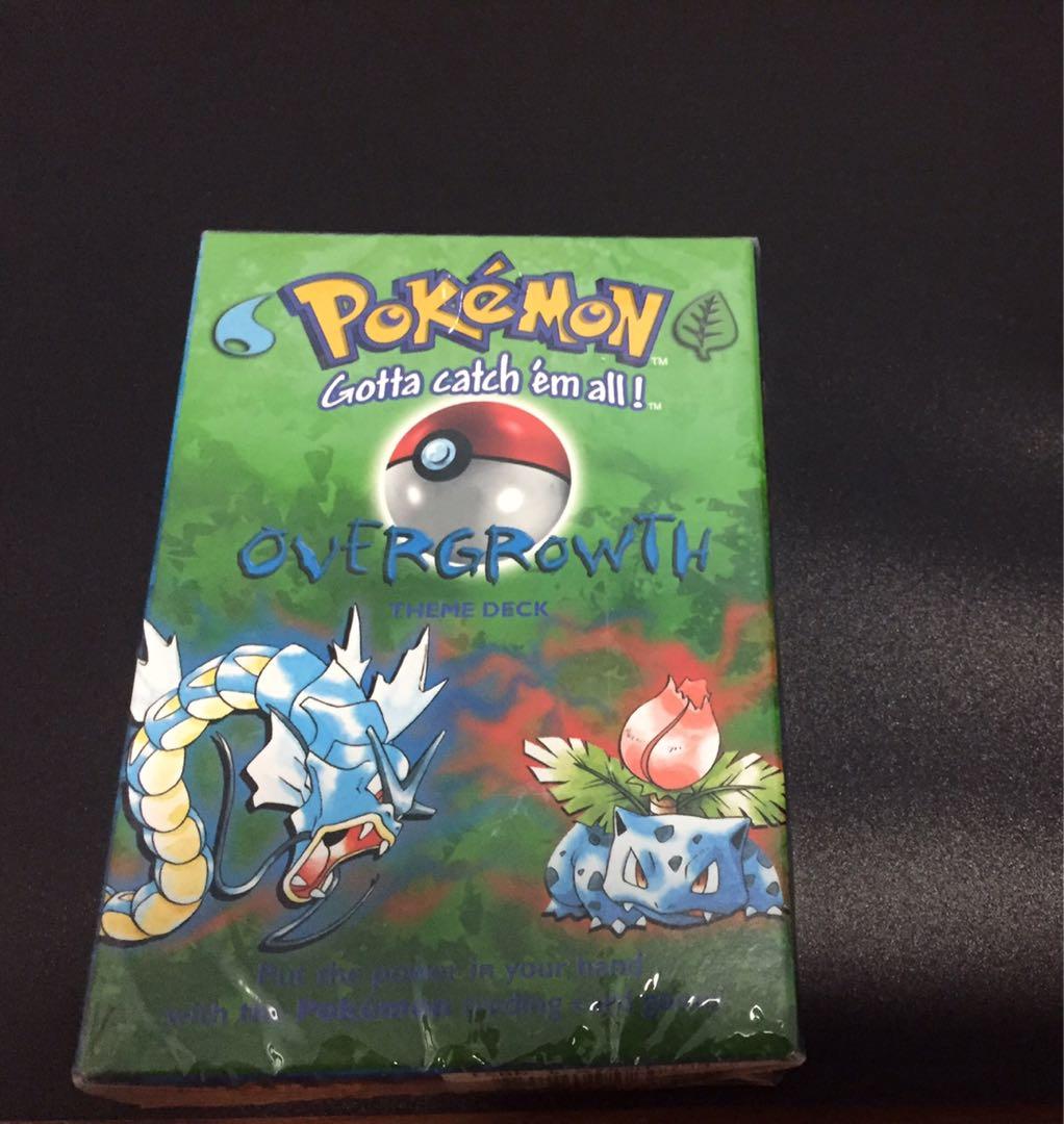 Sealed Pokemon Overgrowth Theme Deck Shadowless Hobbies Toys Toys Games On Carousell