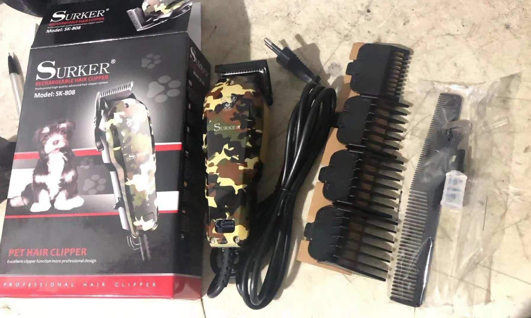 surker pet hair clipper