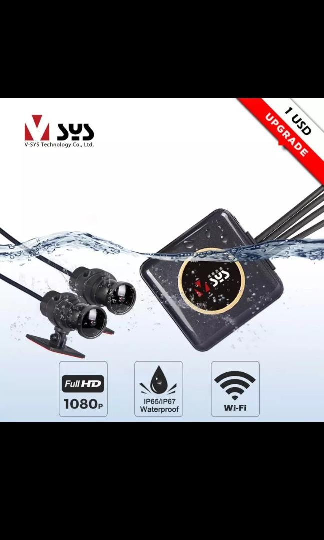 Motorbike camera SYS VSYS Full Body Waterproof Motorcycle Camera
