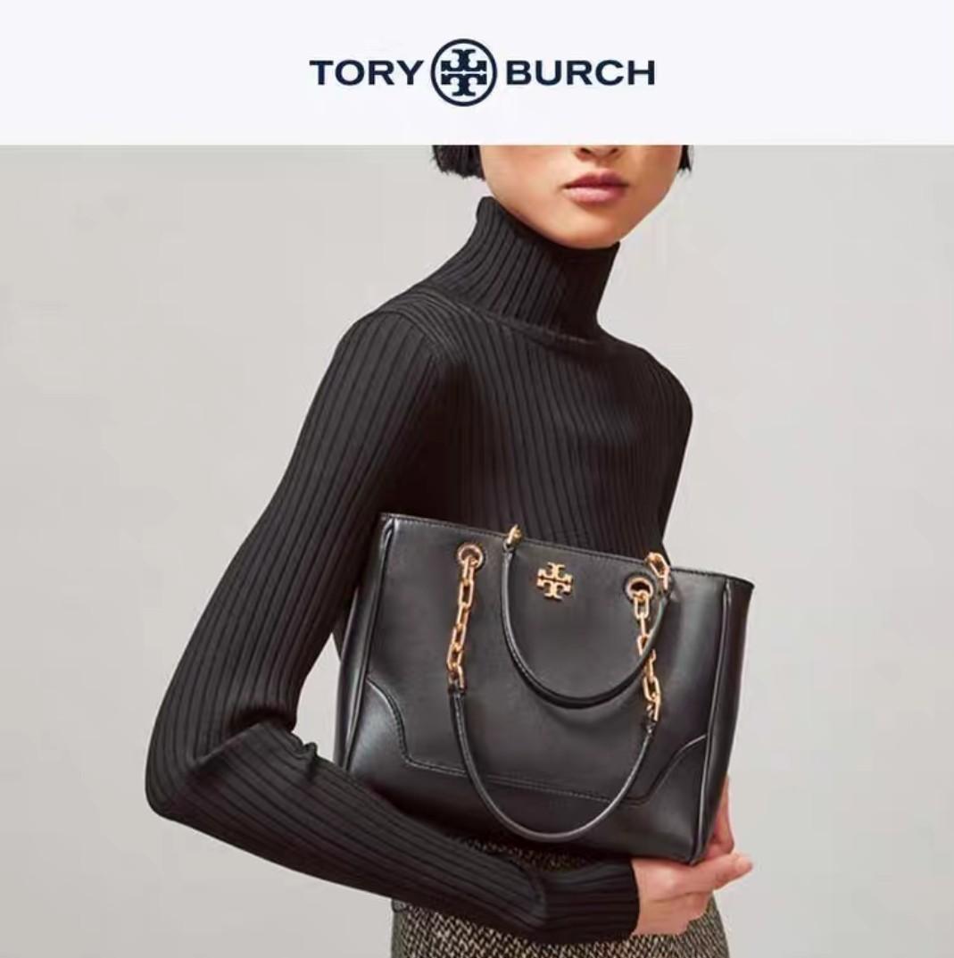 TORY BURCH 56969 CARTER SMALL TOTE Lady's BLACK, 女裝, 手袋及銀包, 多用途袋- Carousell