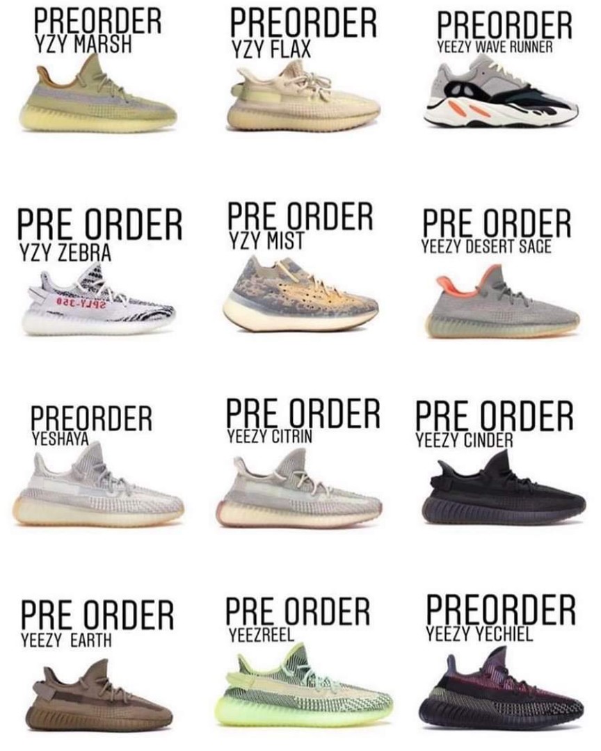 pre order yeezy