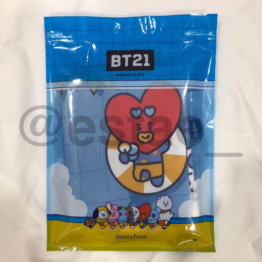 Wts Bt21 Innisfree Tata Slogan Beach Towel K Wave On Carousell The last date for submission is 14th november 2012 contest results will be. carousell