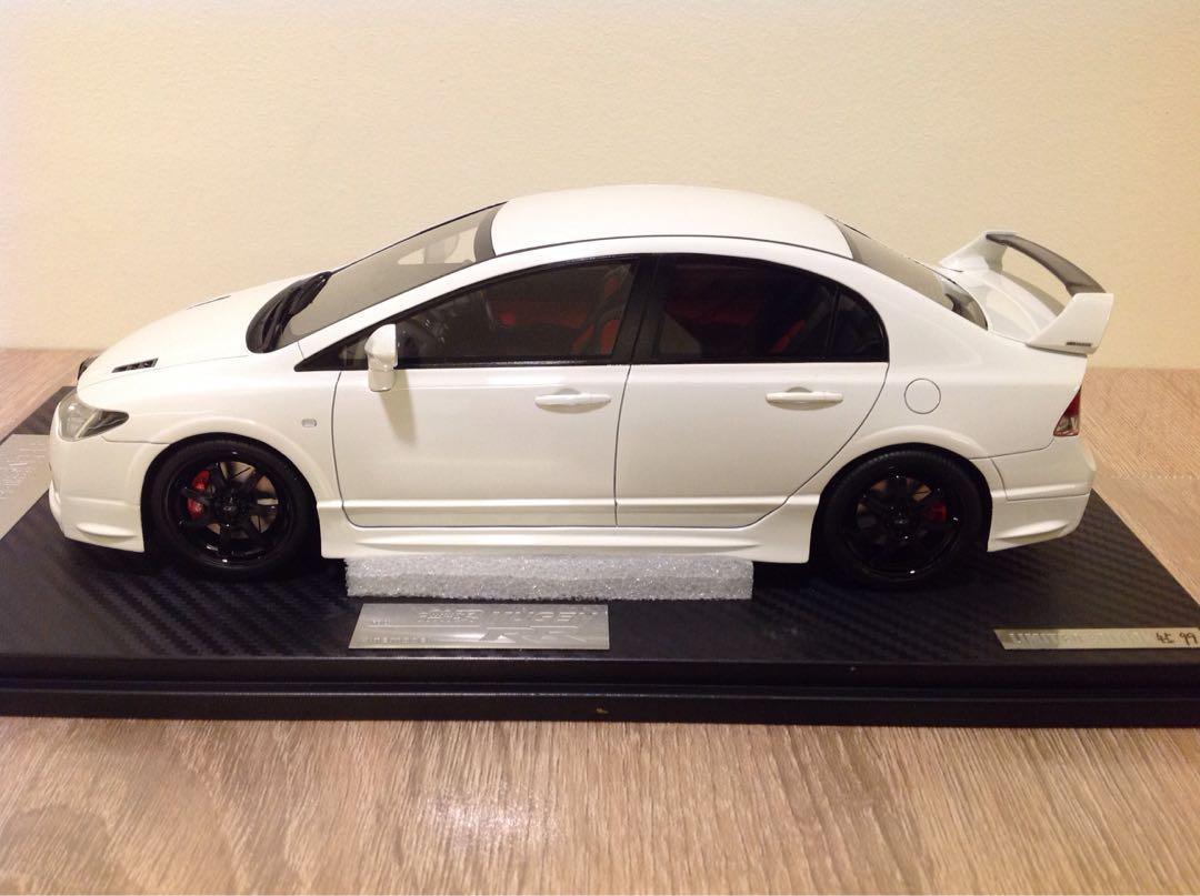 1 18 One Model Honda Civic Type R Fd2 Mugen Rr White Everything Else On Carousell