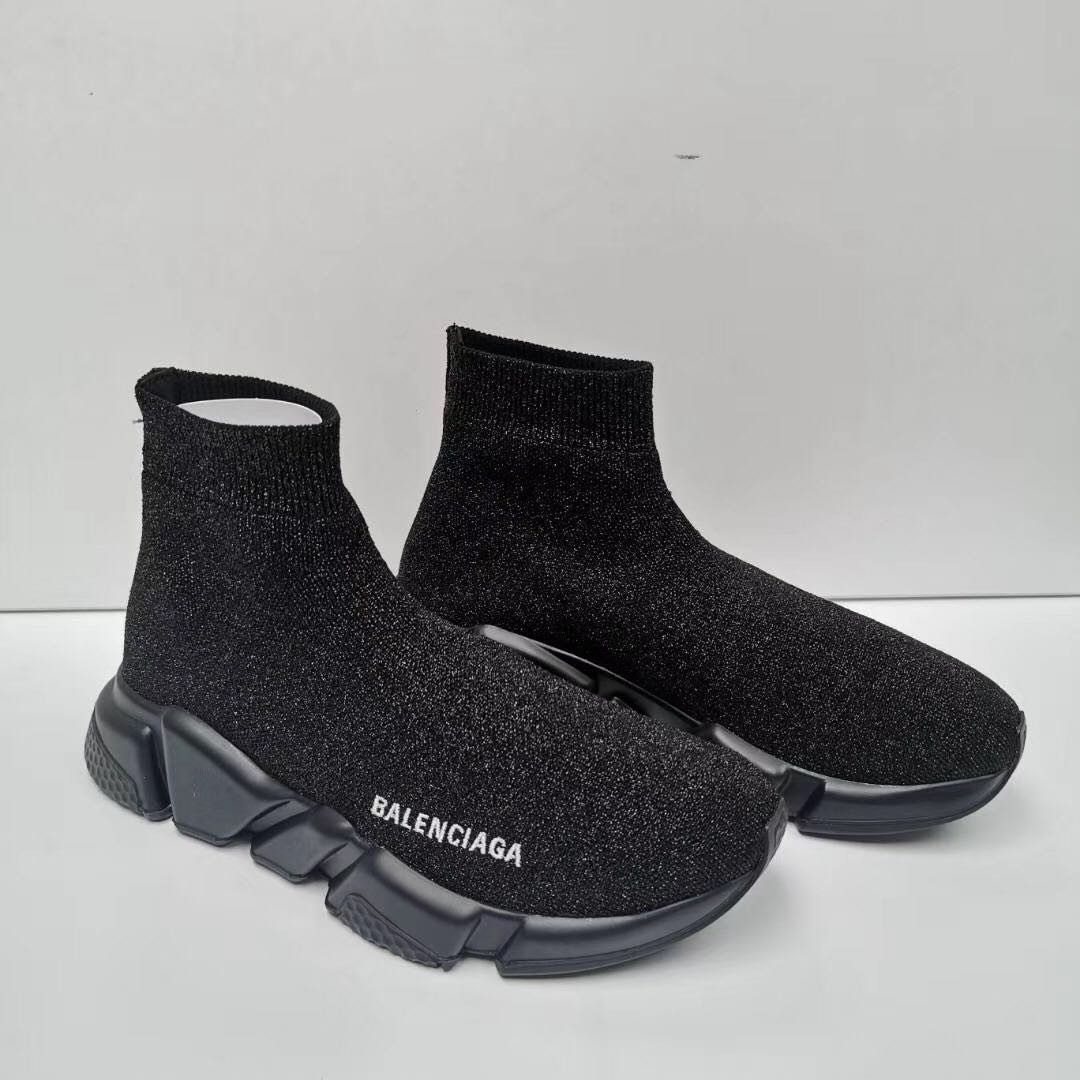 新到 Balenciaga Speed high top sneakers 高筒波鞋 閃線 35 36 37 39 