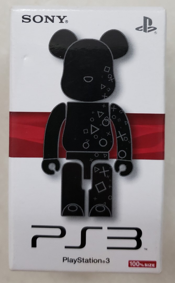 Bearbrick 100% Medicom Toy - Édition PS3 - Jamais Ouvert