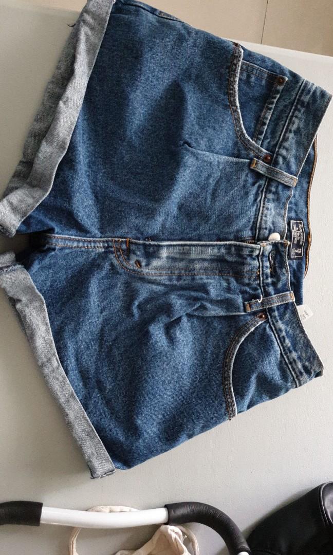 abercrombie high rise shorts