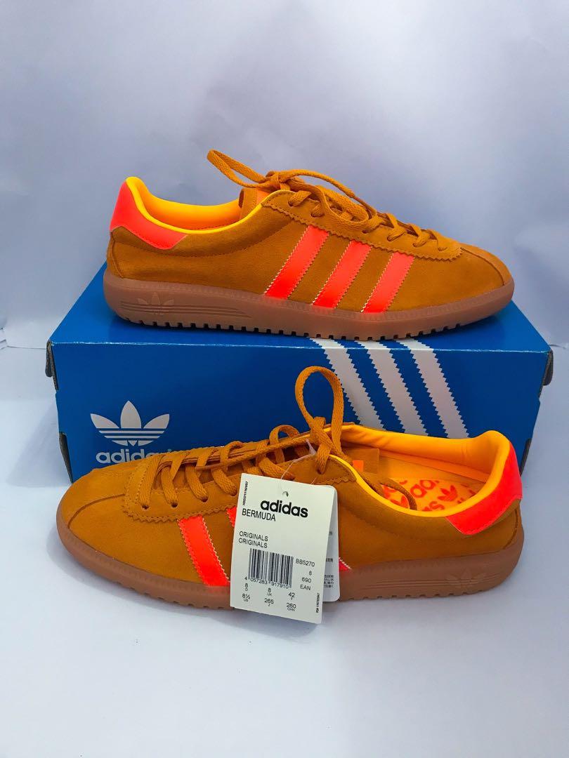 adidas bermuda orange