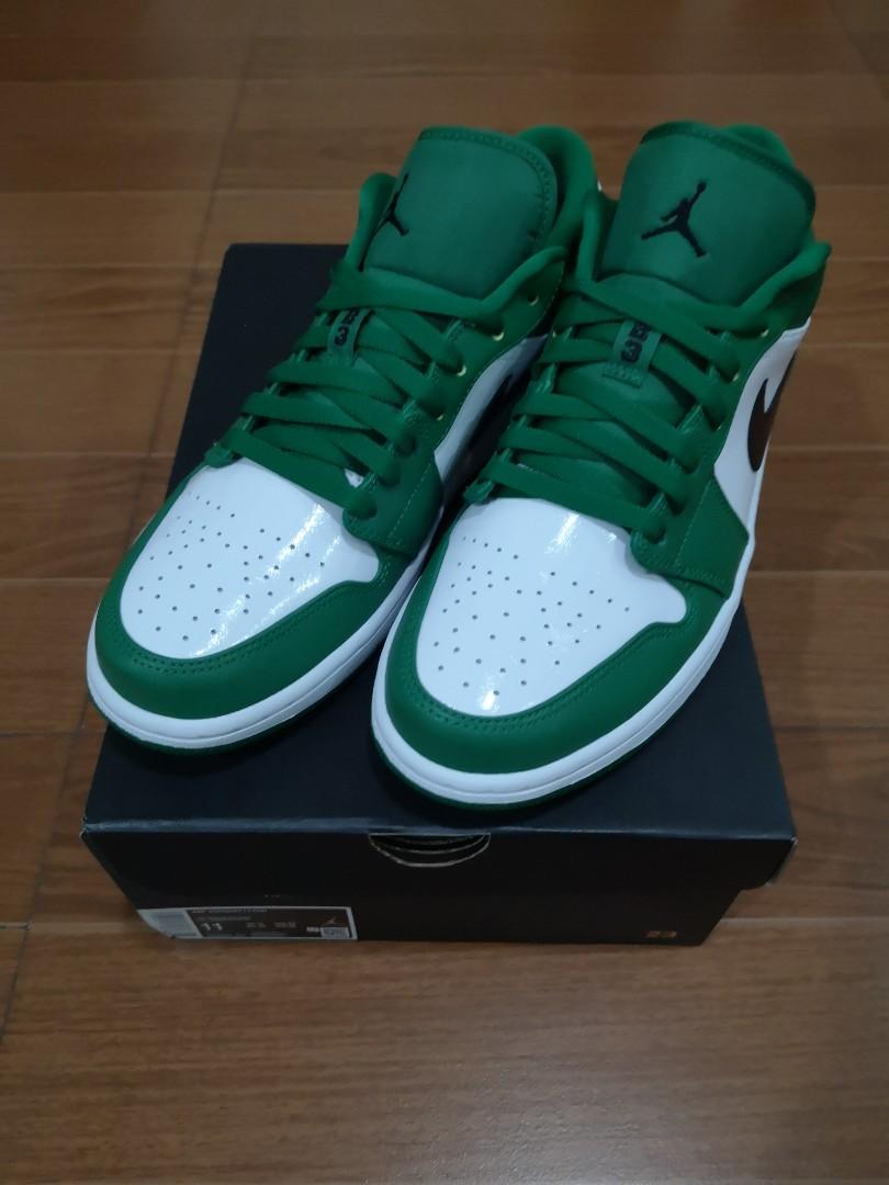 Nike Air Jordan 1 Low Pine Green Men S Fashion Footwear Sneakers On Carousell Nike Air Jordan 1 Low Pine Green Men S Fashion Footwear Sneakers On Carousell