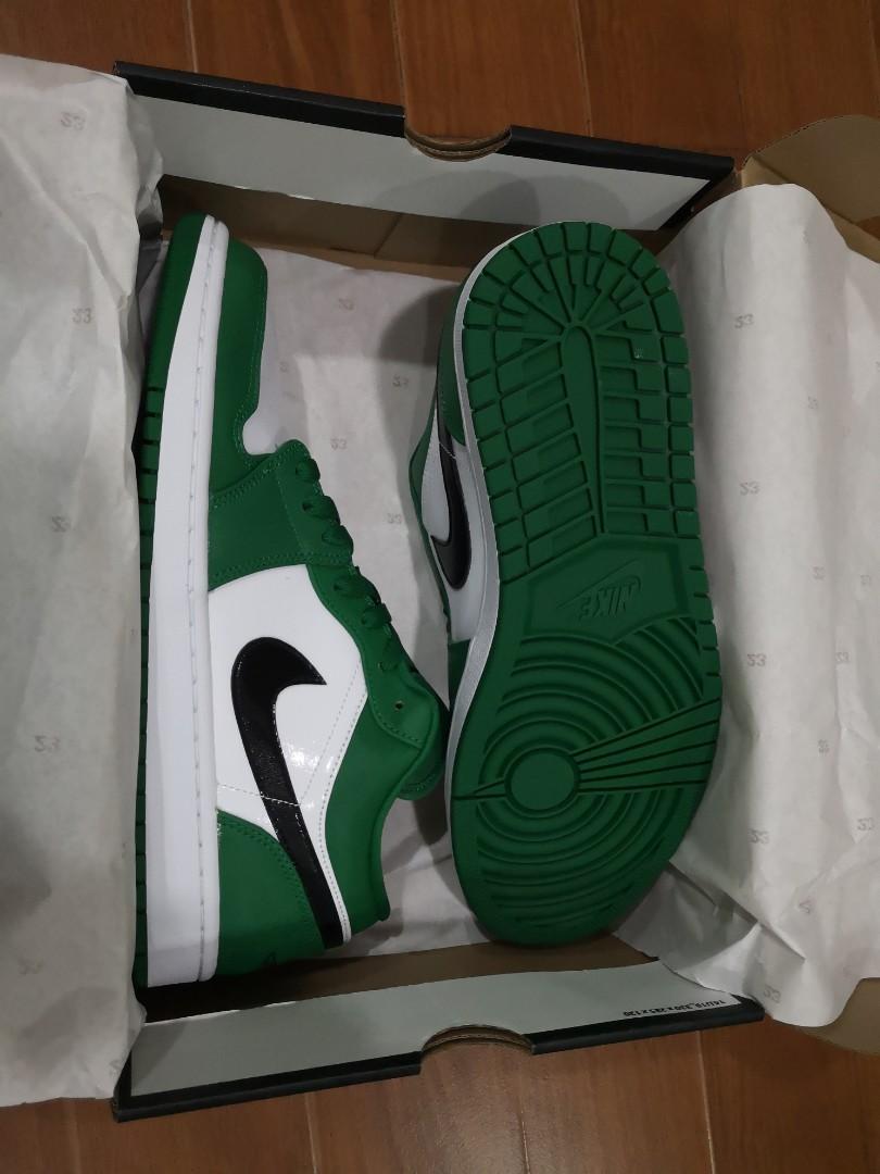 Nike Air Jordan 1 Low Pine Green Men S Fashion Footwear Sneakers On Carousell Nike Air Jordan 1 Low Pine Green Men S Fashion Footwear Sneakers On Carousell
