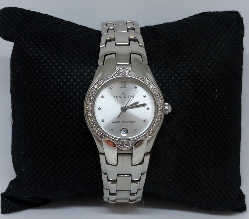 Anne klein diamond deals watch water 100 resist