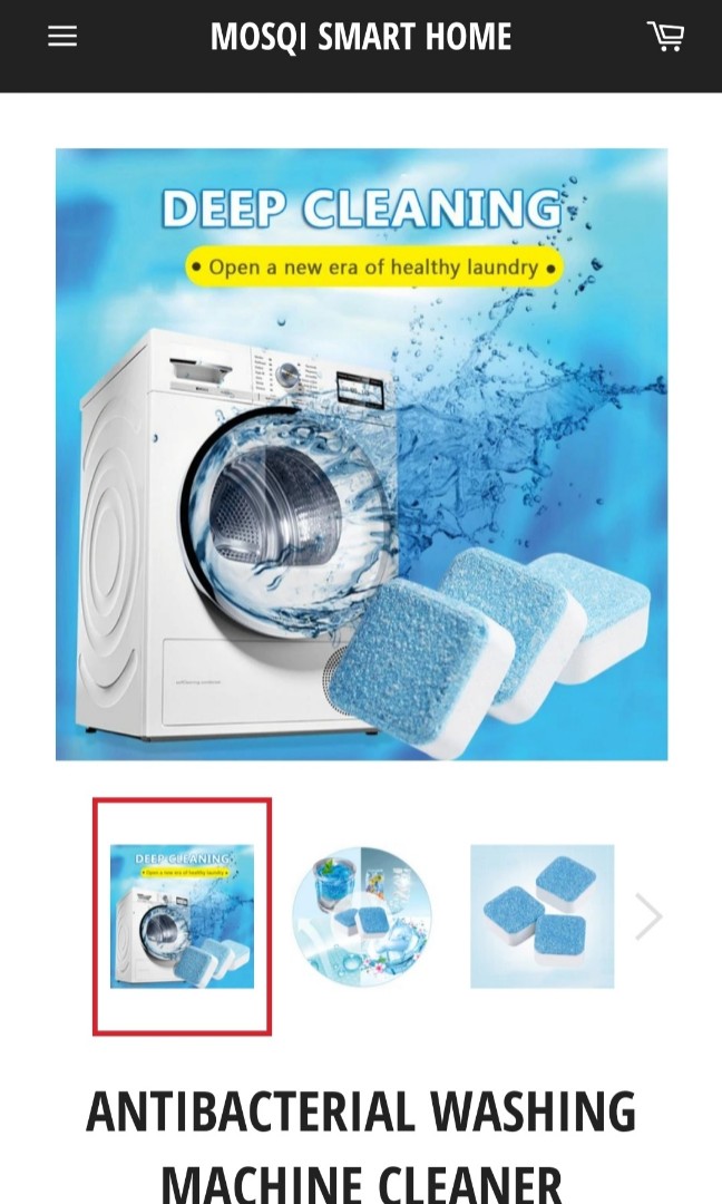 clothes washing machine cleaner