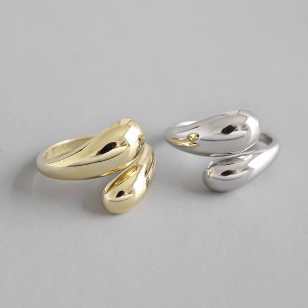 Auditeur Minimalist Gold Ring Sterling Silver Women S Fashion Jewellery Rings On Carousell