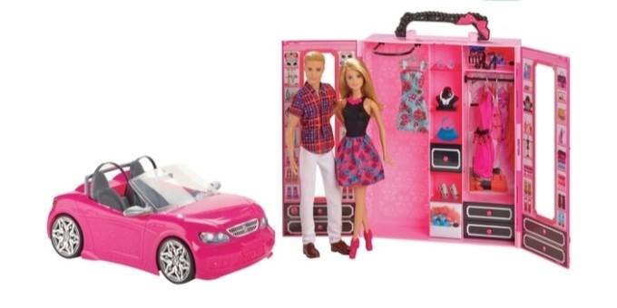 Barbie dress shop up and go