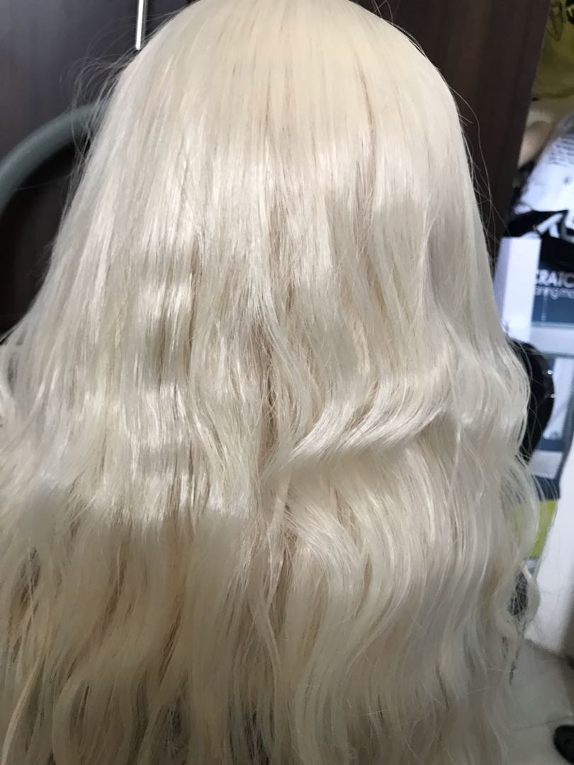 Brand New Blonde Wig w/ fake scalp