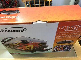 Brand New in box Brentwood 12” Non-stick Electric.  Skillet  30