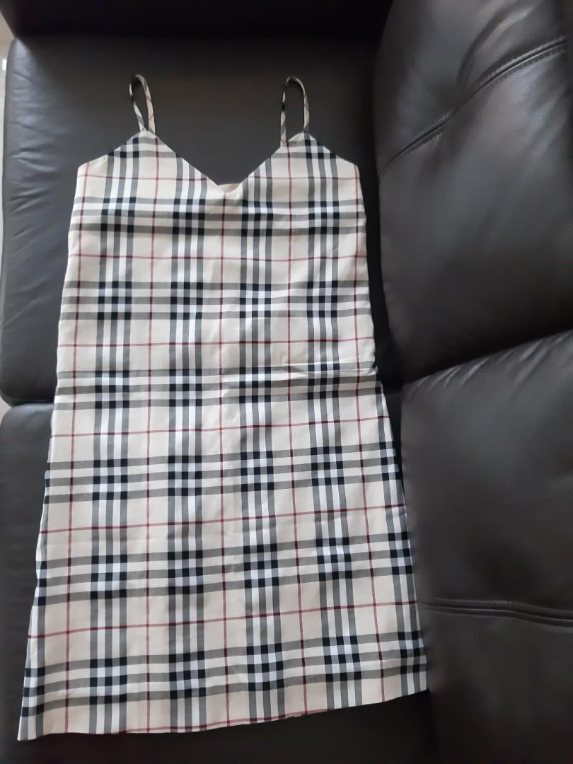 burberry checkered dress